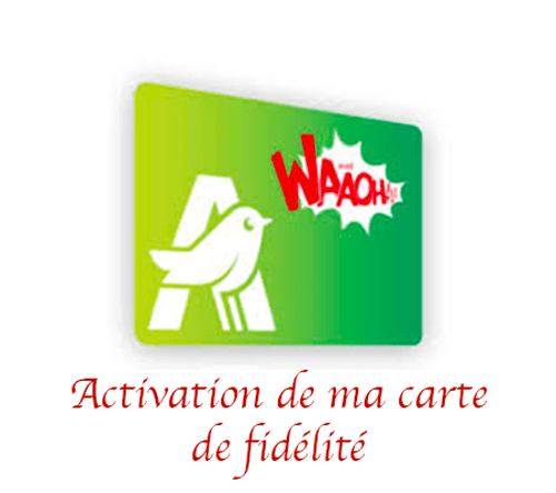 www.auchan.fr activation carte waaoh