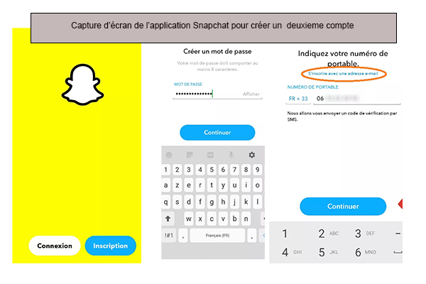 Comment créer un deuxième compte Snapchat ?