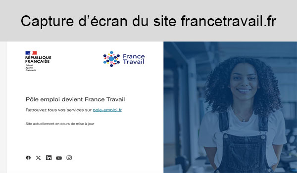Site officiel francetravail.fr